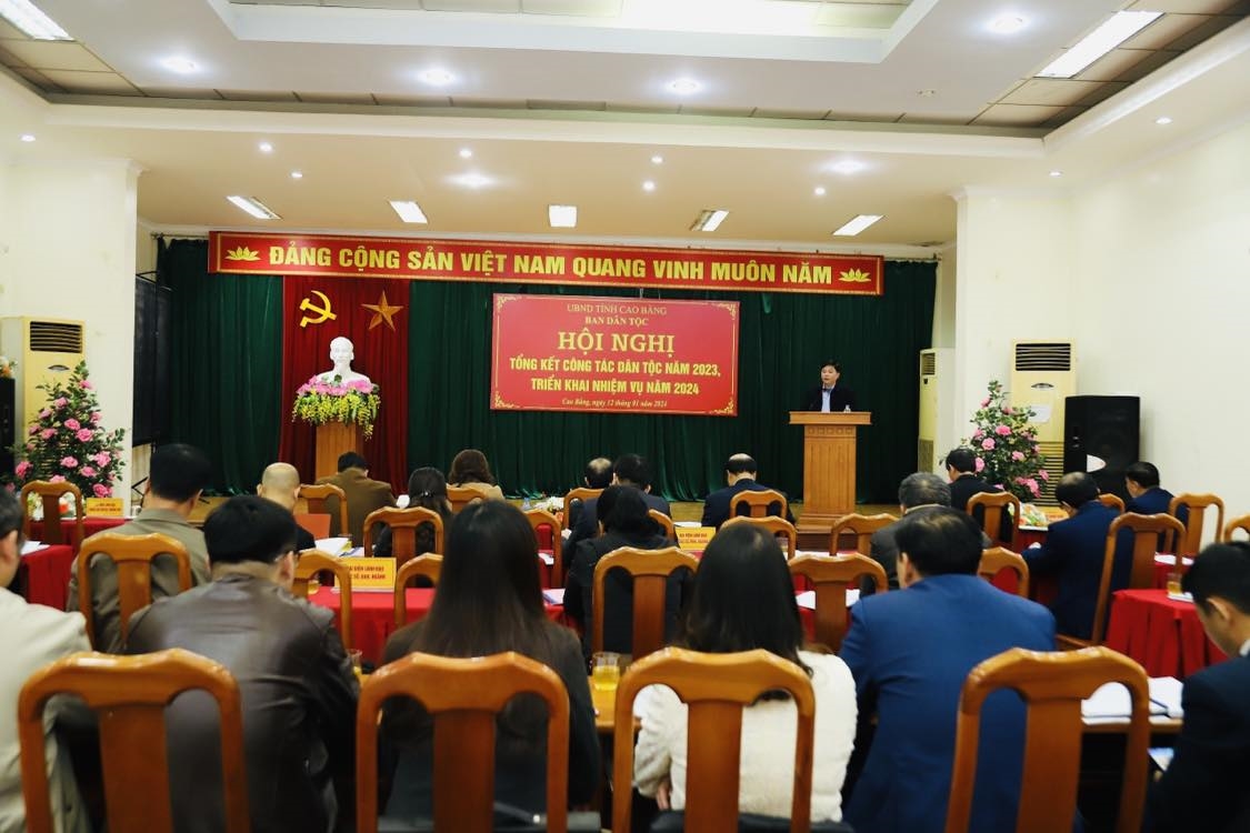  Ban Dân tộc tỉnh Cao Bằng: Tổng kết công tác dân tộc năm 2023 và triển khai nhiệm vụ năm 2024 2