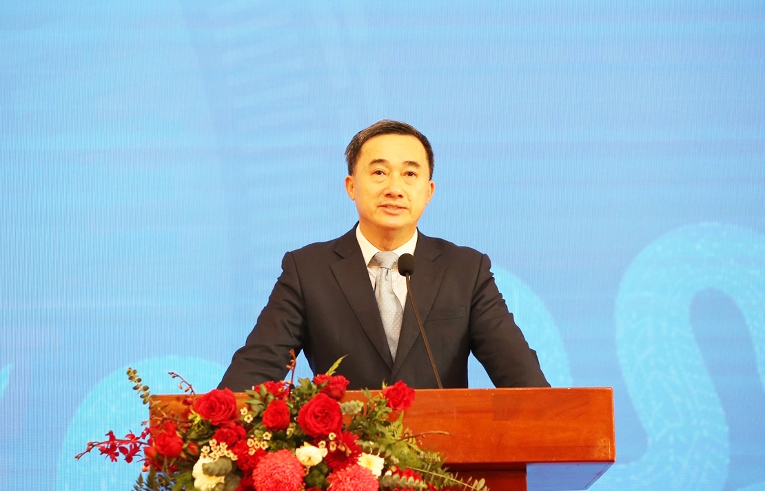 Gs.Ts. Trần Văn Thuấn - Thứ trưởng Bộ Y tế phát biểu tại buổi Lễ