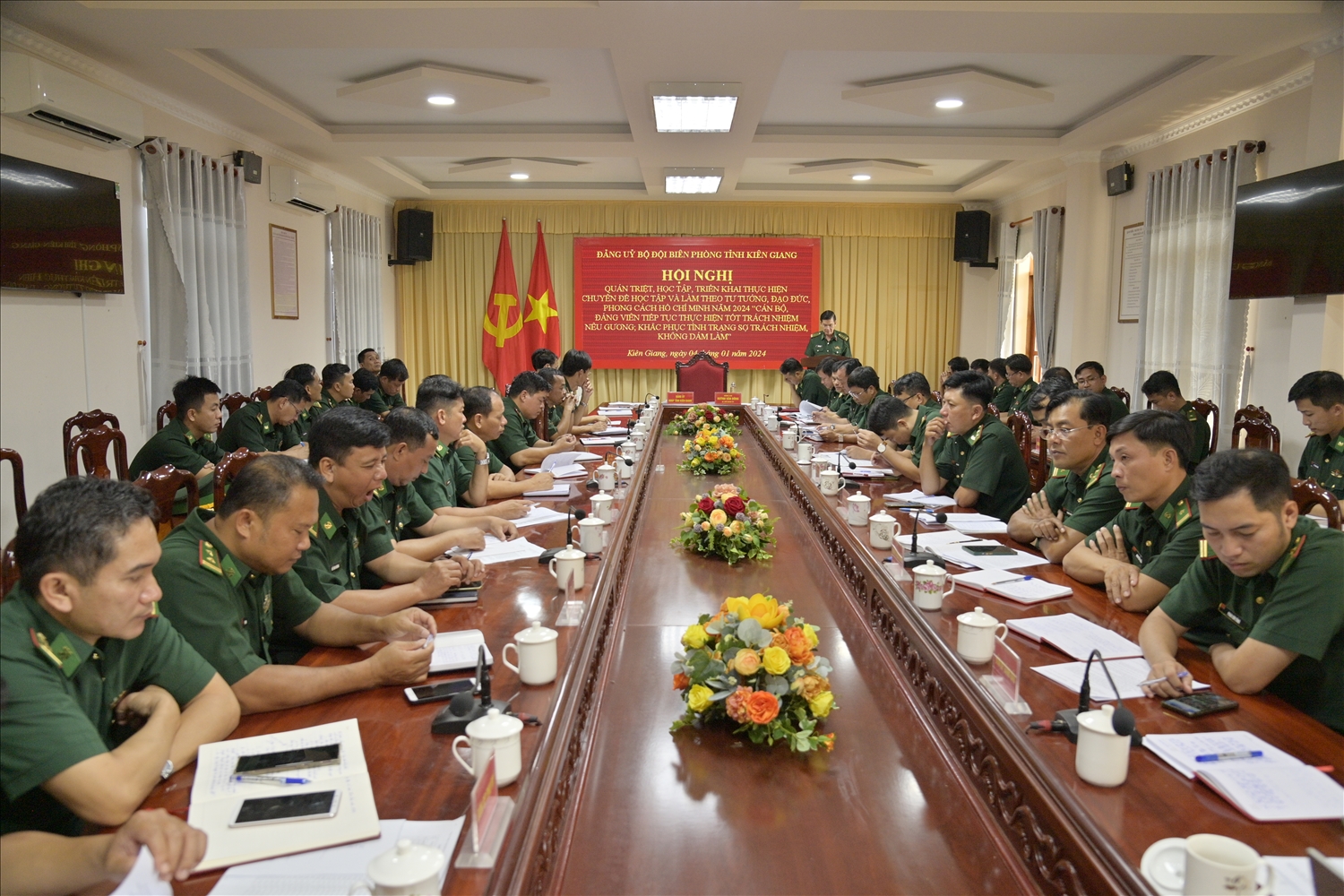(Tin) Bộ đội Biên phòng Kiên Giang: Quán triệt, triển khai Chỉ thị của Ban Thường vụ Quân ủy Trung ương