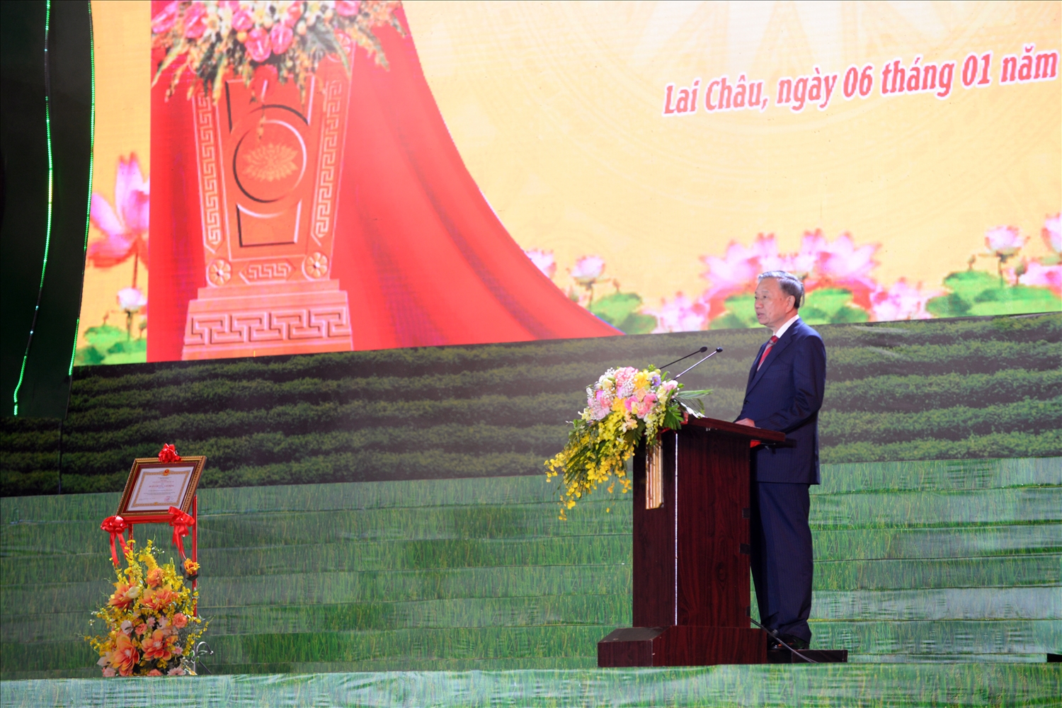 Đại tướng Tô Lâm phát biểu tại buổi lễ