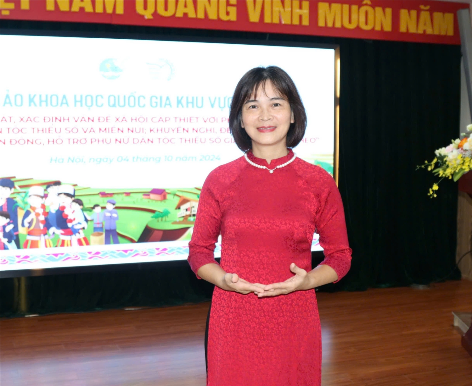 Ths. Nguyễn Hoàng Anh, Phó Viện trưởng Viện nghiên cứu Phụ nữ (Học viện Phụ nữ Việt Nam)