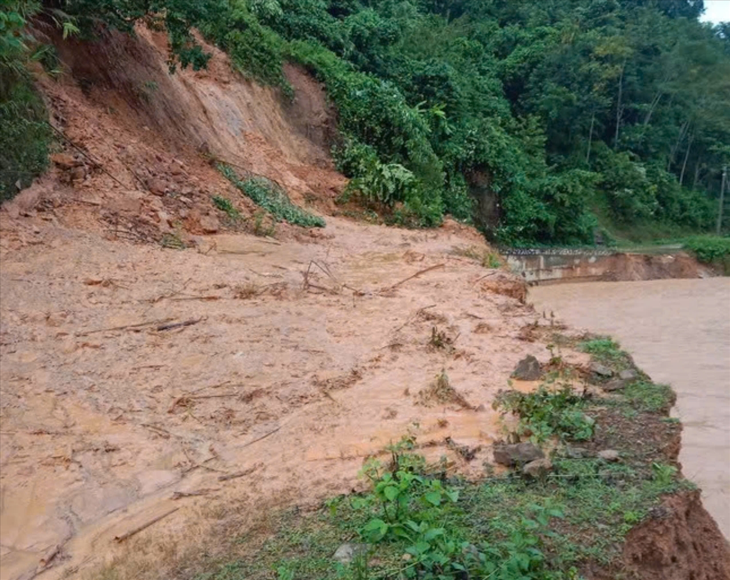 Mô hình độ ẩm đất tại các tỉnh Hòa Bình, Hà Tĩnh, Quảng Bình, Quảng Trị, Quảng Nam và Quảng Ngãi đã gần bão hòa (trên 85%) hoặc đạt trạng thái bão hòa.