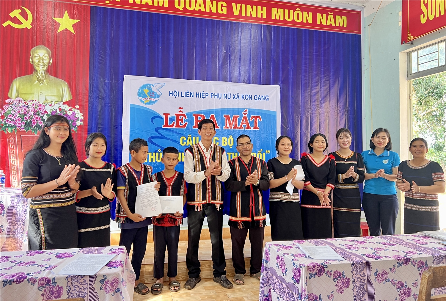 Hội LHPN huyện Đak Đoa đã thành lập 4 CLB “Thủ lĩnh của sự thay đổi” trong trường học và 1 CLB “Thủ lĩnh của sự thay đổi” tại cộng đồng với 150 thành viên