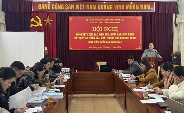 (Ban Chuyên đề - tin CĐ BDT Cao Bawngf0 Cao Bằng: Hội nghị tổng kết hỗ trợ phát triển sản xuất thuộc các Chương trình mục tiêu quốc gia năm 2024