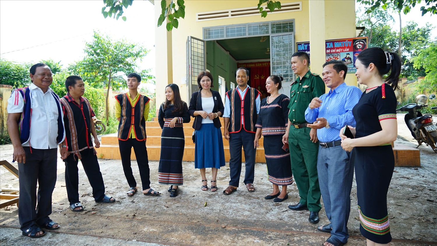 "Tổ truyền thông cộng đồng" làng Tung, xã Ia Nan, huyện Đức Cơ thường xuyên họp định kỳ, trao đổi kỹ năng tuyên truyền, nâng cao nhận thức người dân vùng đồng bào DTTS