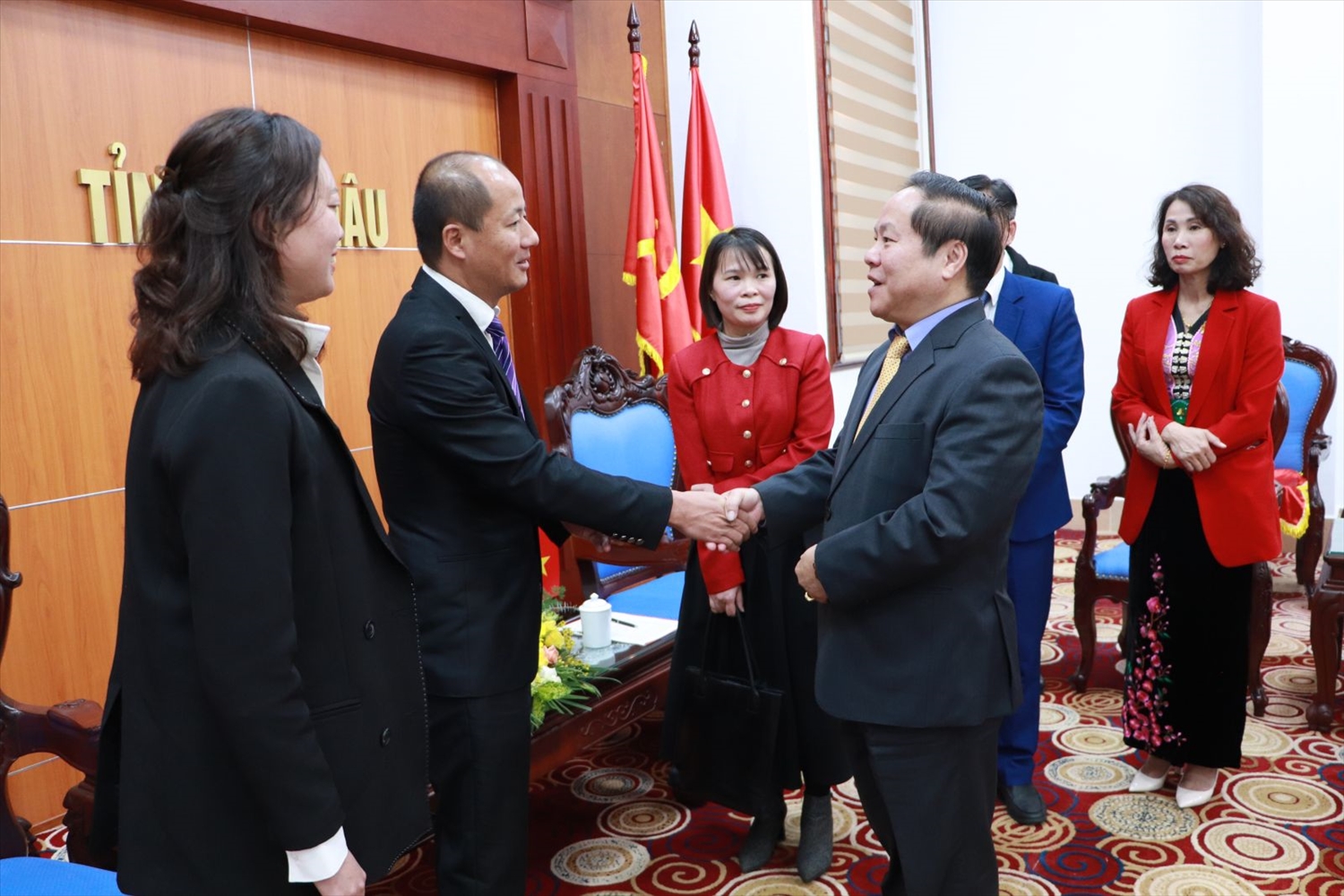 Phó Chủ tịch Thường trực UBND tỉnh Lai ChâuTống Thanh Hải mong muốn duy trì và hợp tác toàn diện trên các lĩnh vực với huyện Kim Bình, tỉnh Vân Nam, Trung Quốc.