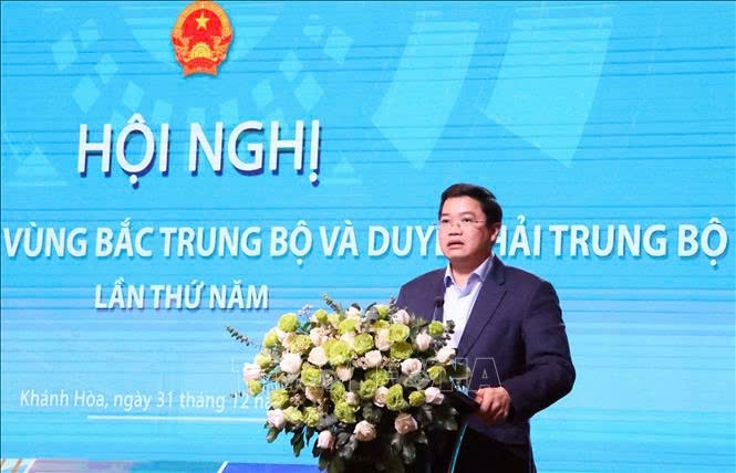 Thứ trưởng Bộ Kế hoạch và Đầu tư Nguyễn Đức Tâm phát biểu tại Hội nghị. Ảnh TL