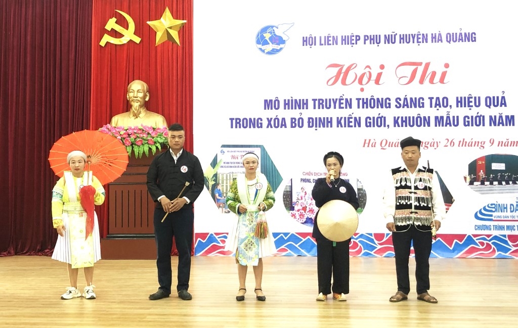 (Ban Chuyên đề - Tin CĐ BDT Cao Bằng) Cao Bằng: Hội LHPN đa dạng hóa tuyên truyền về bình đẳng giới tại cơ sở