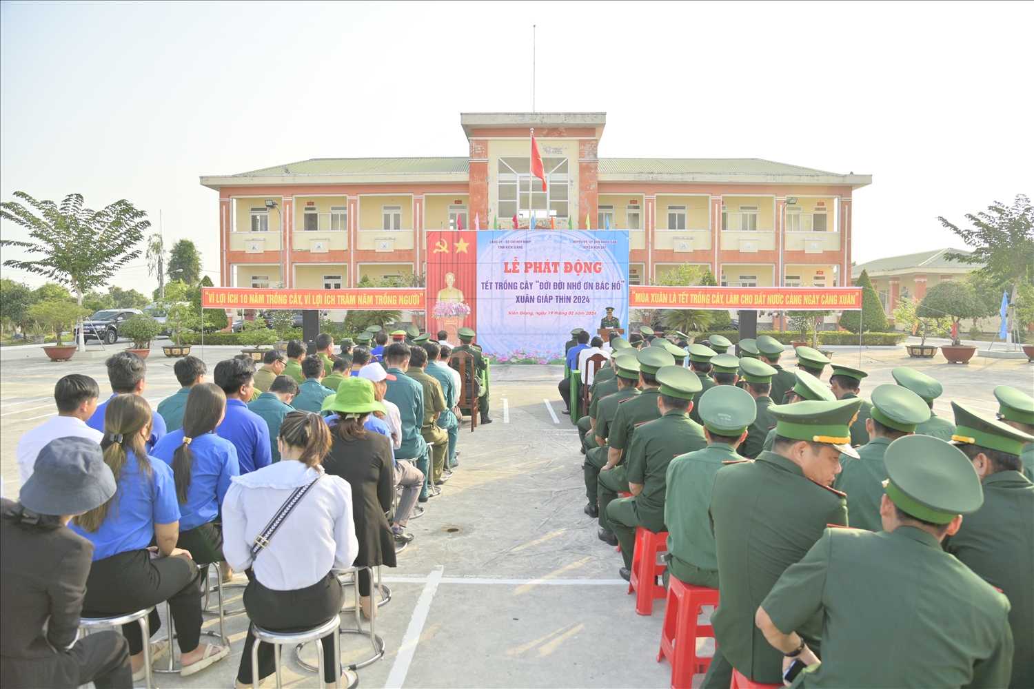 Bộ đội Biên phòng tỉnh Kiên Giang tổ chức Lễ Phát động Tết trồng cây năm 2024