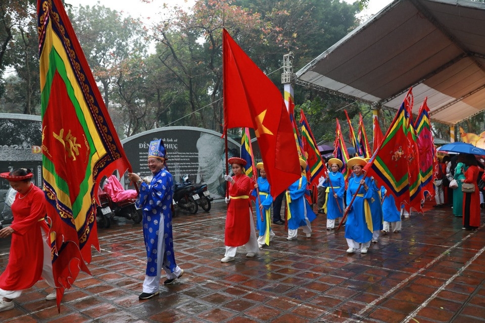 Người dân các phường của quận Ba Đình thực hiện các nghi lễ của lễ hội