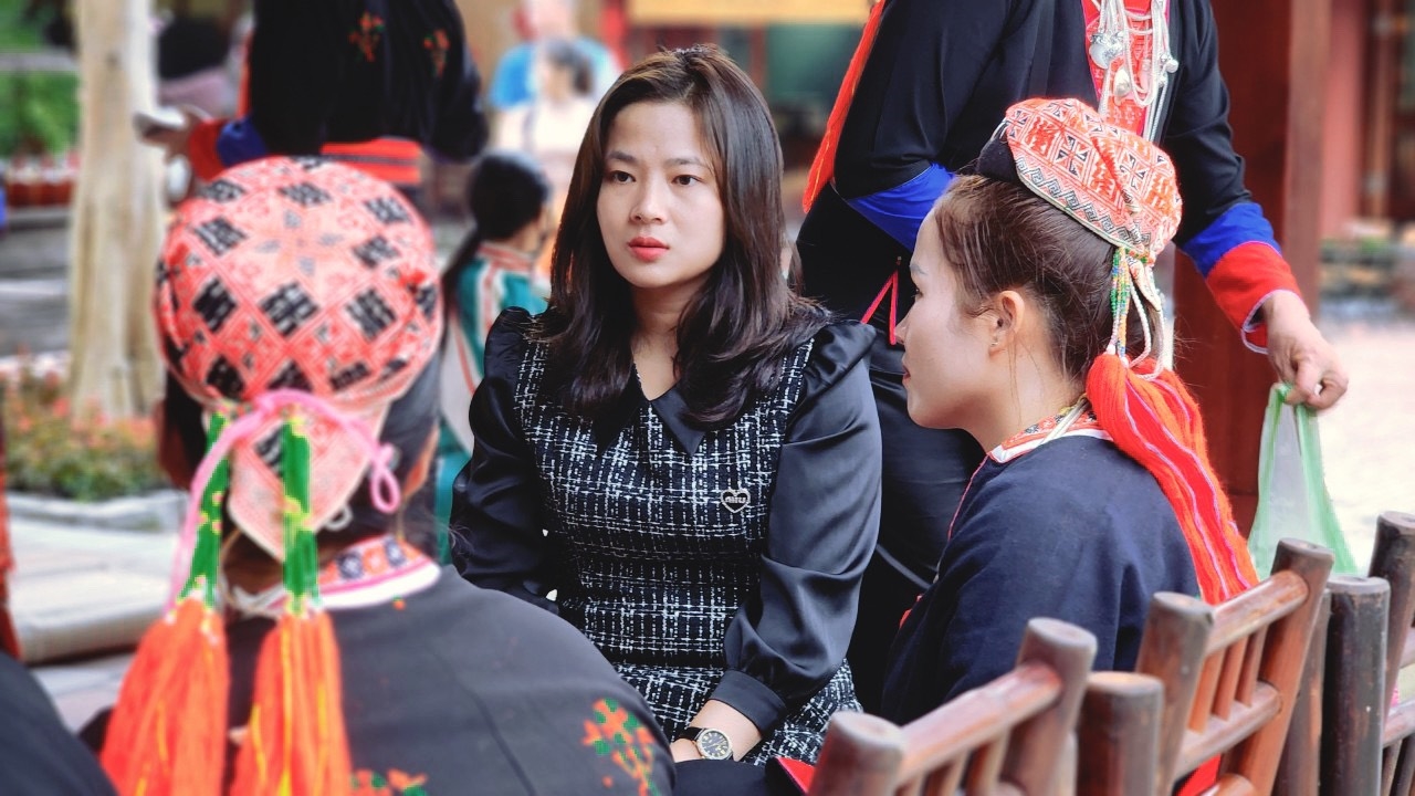 Người Dao Thanh Y ở xã Thượng Yên Công chia sẻ với phóng viên Báo Dân tộc và Phát triển về Tết cổ truyền của dân tộc mình