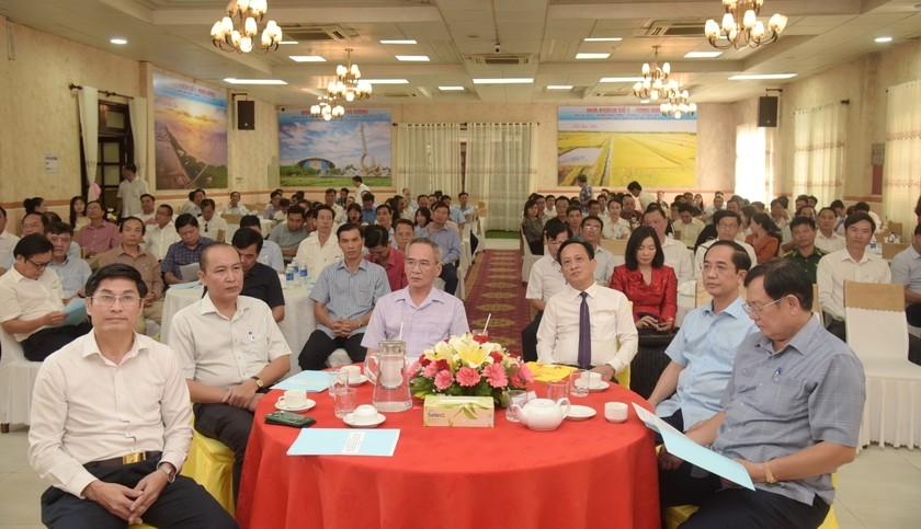 Các đại biểu tham dự Họp mặt các cơ quan báo chí mừng xuân Giáp Thìn 2024 tại tỉnh Bạc Liêu 