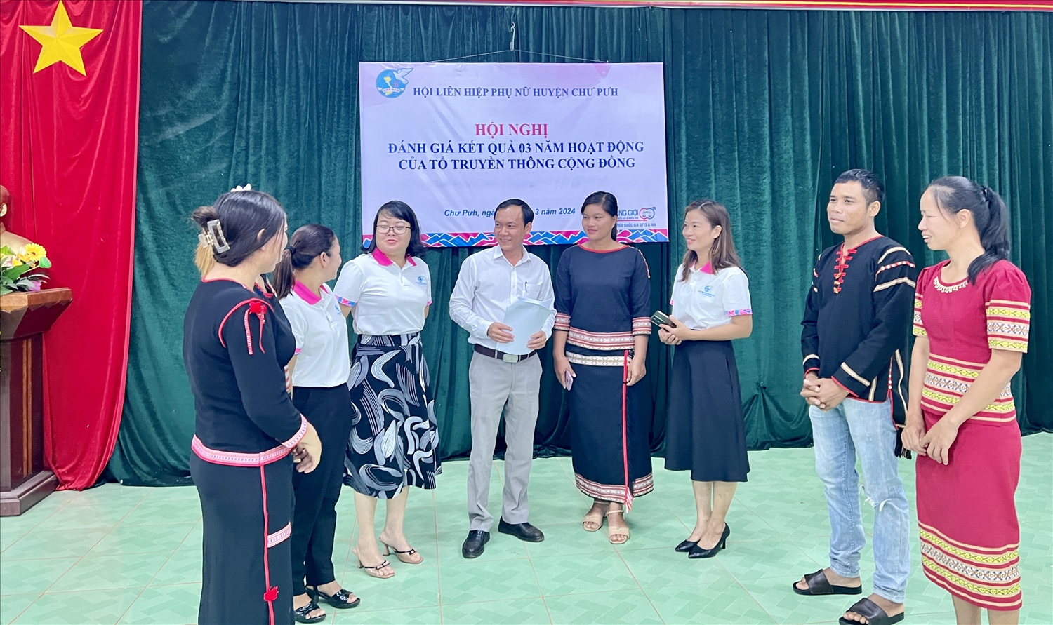 Hội LHPN huyện phối hợp với Phòng Dân tộc huyện Chư Pưh tích cực triển khai tích cực triển khai dự án 8 thuộc Chương trình MTQG 1719 tại địa phương
