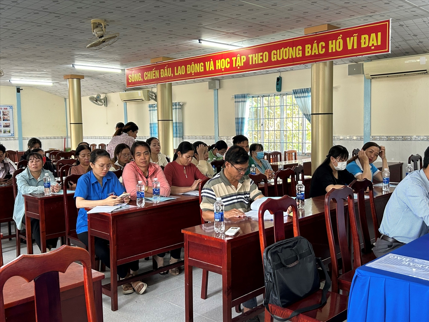 Hội nghị tập huấn tại xã Nam Thái, huyện An Biên.