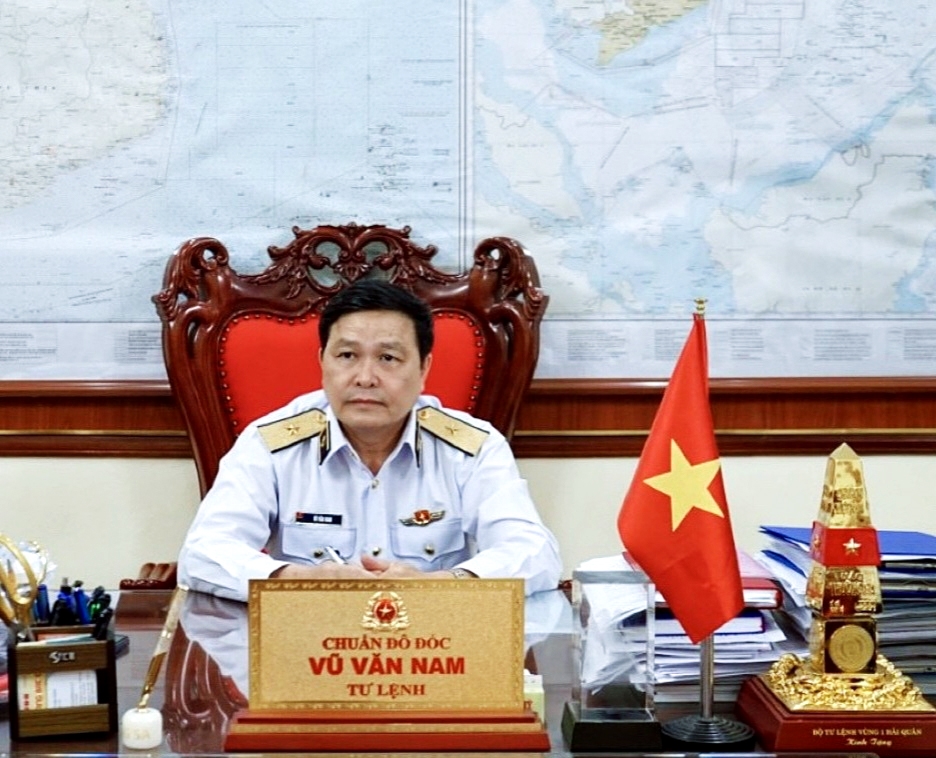 Chuẩn Đô đốc Vũ Văn Nam, Tư lệnh Vùng 1 Hải quân nhấn mạnh: 