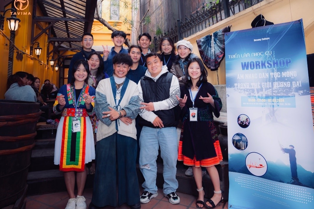 Nhóm Hmong Culture trong một sự kiện gần đây. Ảnh: NVCC