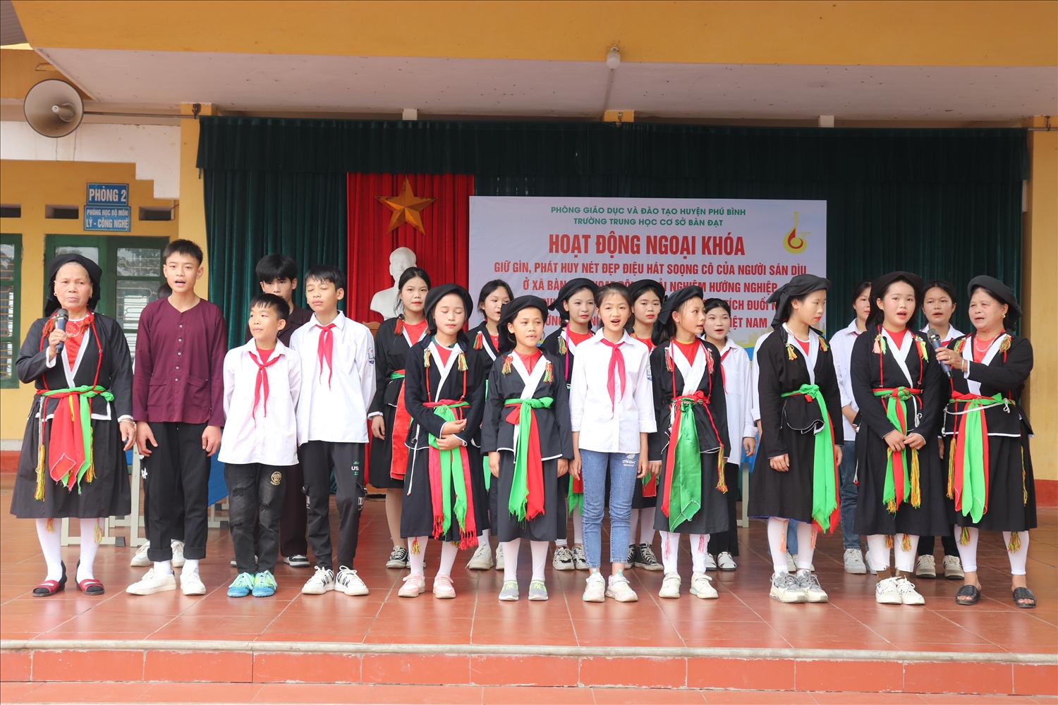 Một buổi hoạt động ngoại khóa của học sinh Trường Trường THCS Bàn Đạt, huyện Phú Bình 