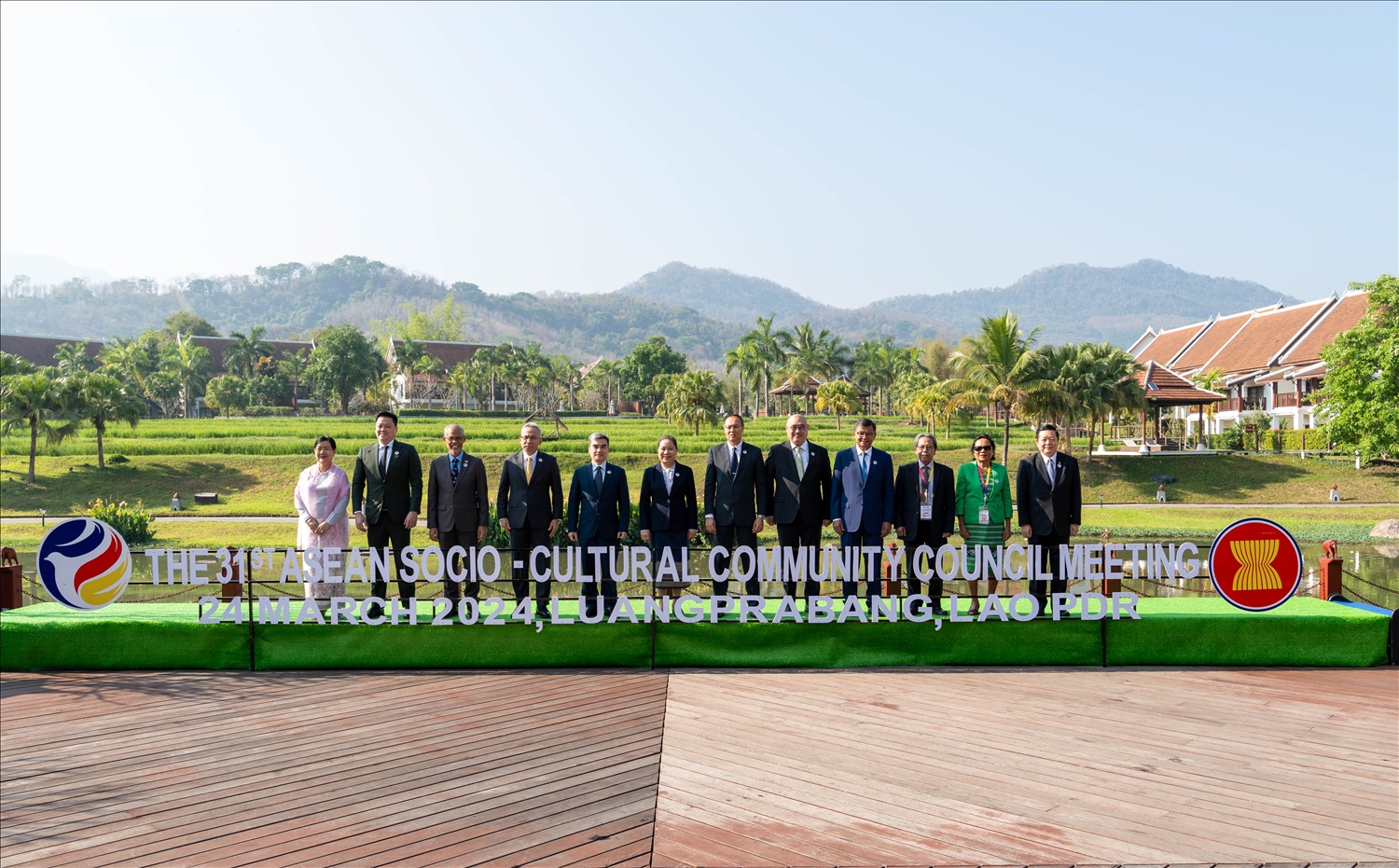 Các Bộ trưởng, Trưởng đoàn ASCC 31 tại Lào 
