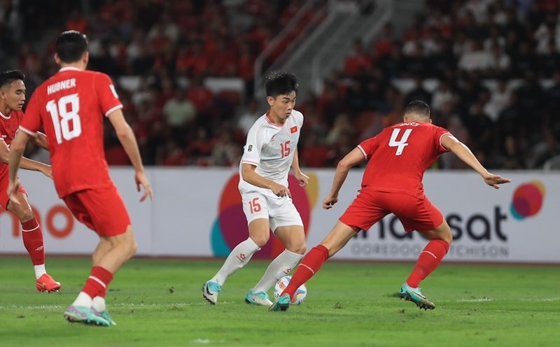 Cơ hội có được tấm vé đến Vòng loại 3 World Cup 2026 của đội tuyển Việt Nam gần như đã không còn (Ảnh IT)