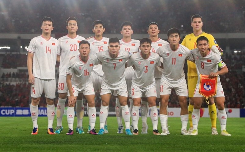 Đội tuyển Việt Nam tụt từ hạng 94 xuống 115 trên bảng xếp hạng FIFA (Ảnh IT)