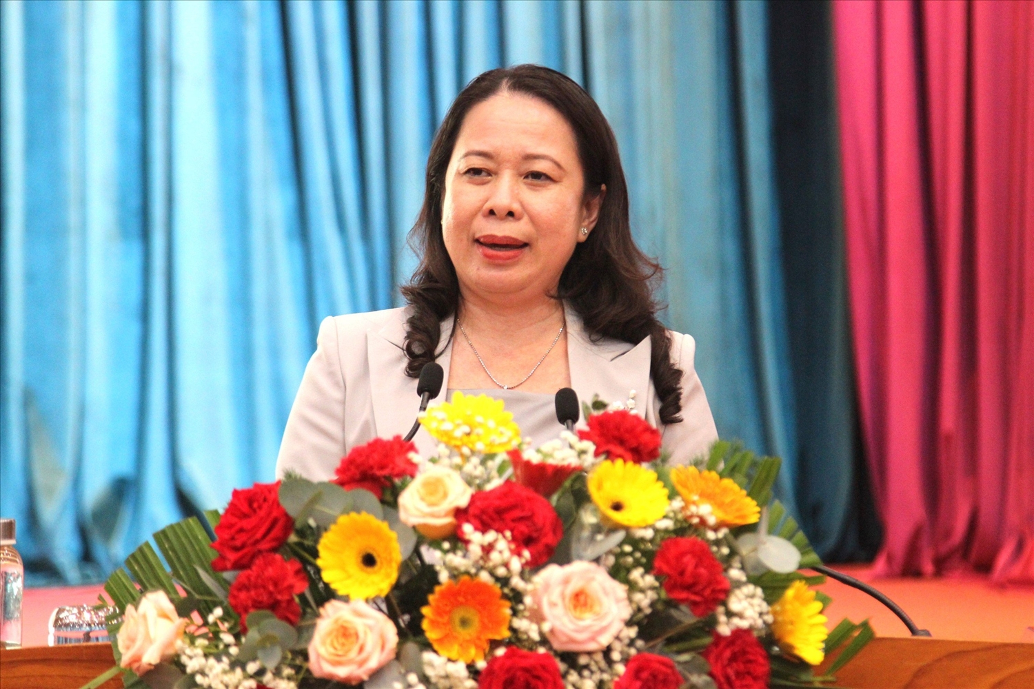 Quyền Chủ tịch nước Võ Thị Ánh Xuân phát biểu tại Hội nghị