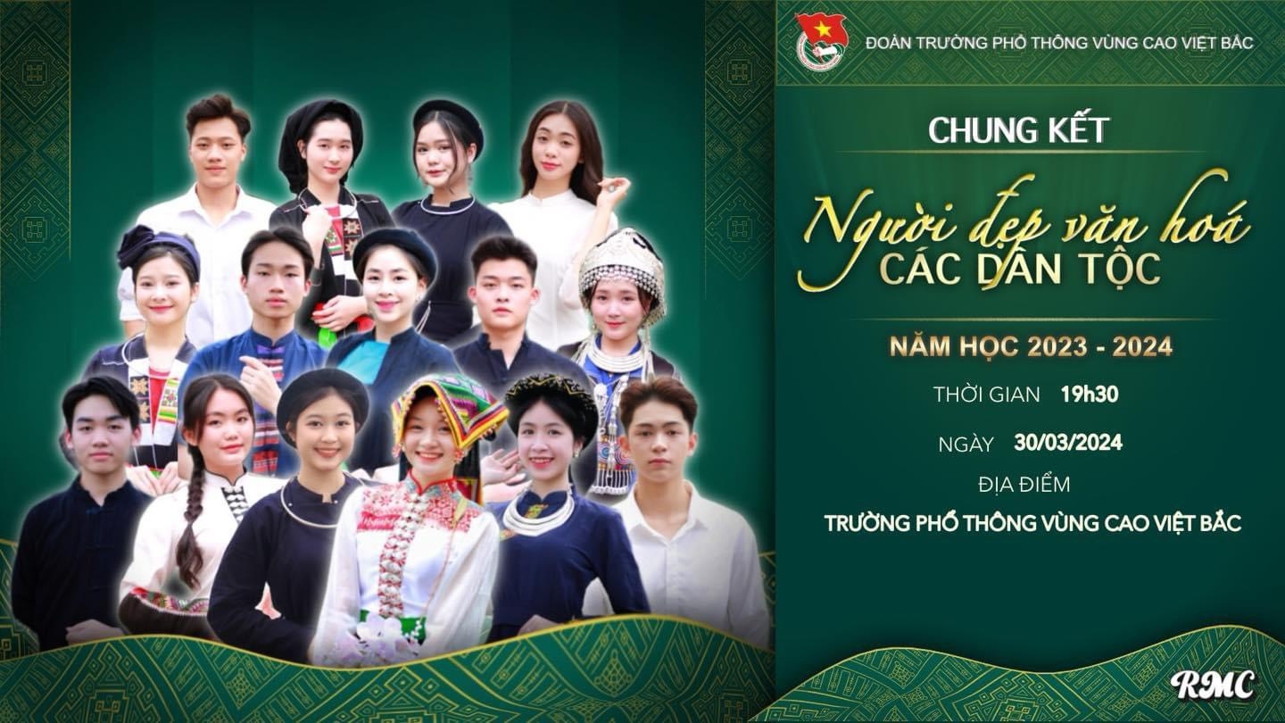 (Tin PV)15 gương mặt xuất sắc tham dự chung kết "Người đẹp văn hoá các dân tộc" trường PT Vùng cao Việt Bắc