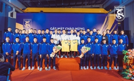 CLB Bắc Ninh thể hiện rõ tham vọng của mình tại giải đấu năm này (Ảnh IT)
