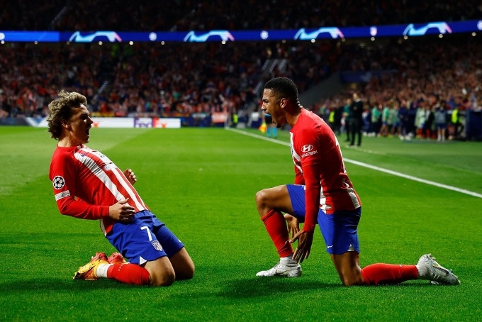 Atletico Madrid giành lợi thế lớn trước Dortmund trong trận lượt về (Ảnh Reuters)