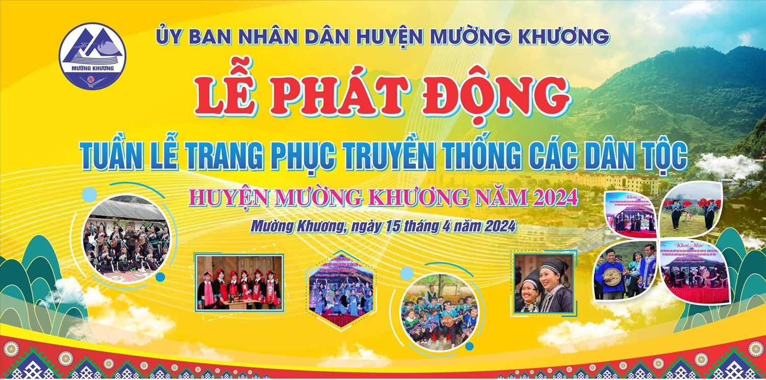 Hưởng ứng hoạt động của tỉnh, huyện Mường Khương của tỉnh Lào Cai phát động “Tuần lễ trang phục truyền thống các dân tộc” và tuyên truyền qua nhiều phương tiện thông tin đại chúng