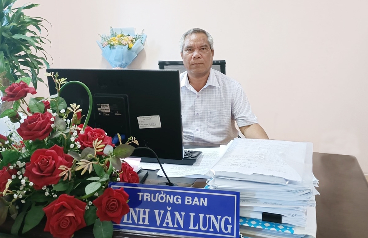 Ông Đinh Văn Lung - Trưởng Ban Dân tộc tỉnh Bình Định