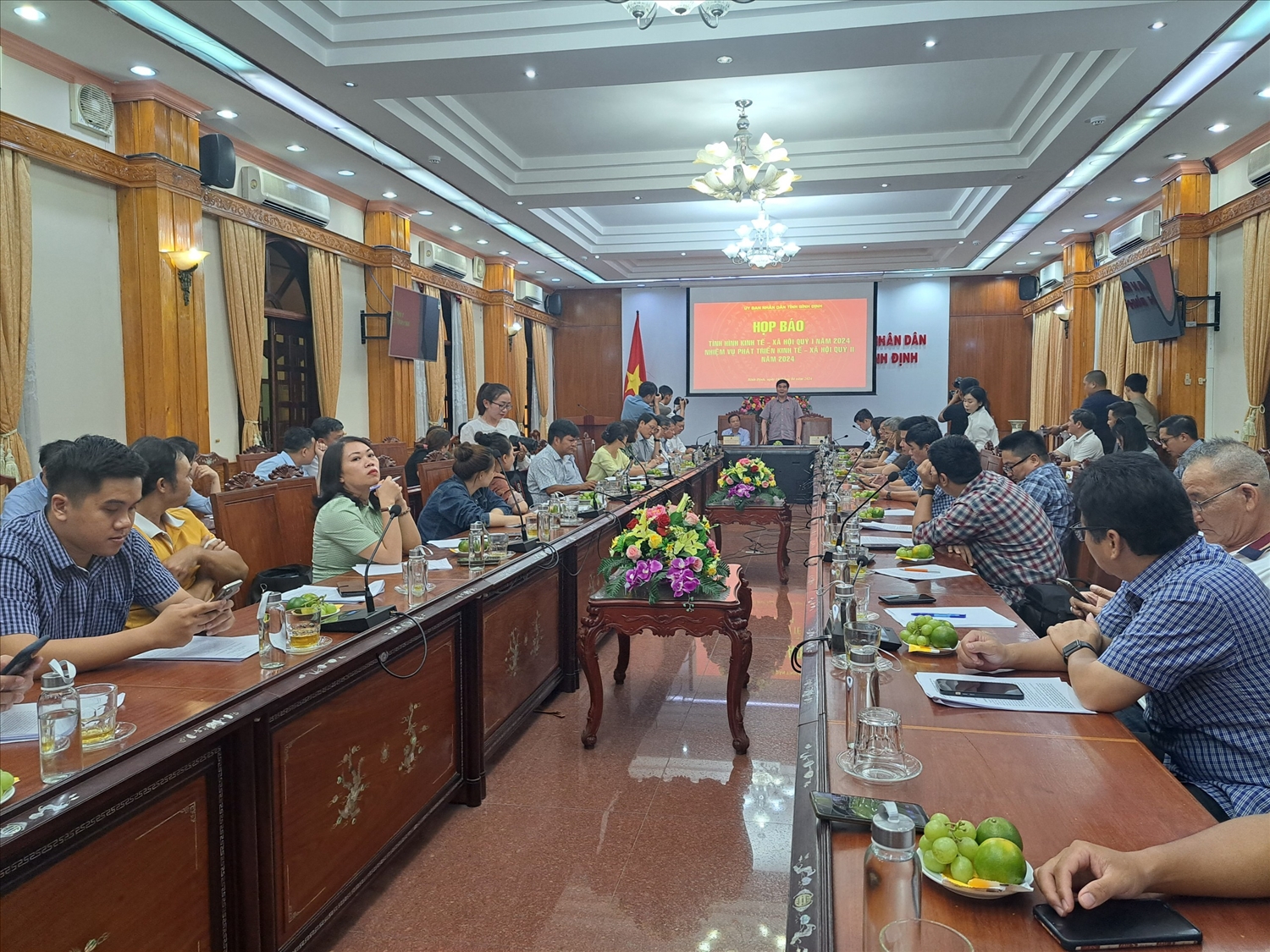Bình Định tổ chức họp báo thông tin tình hình kinh tế - xã hội quý I – 2024 