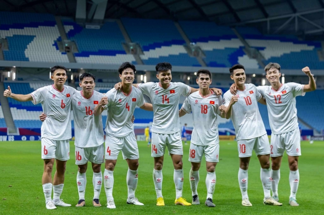U23 Việt Nam sớm giành vé đi tiếp sau 2 lượt trận (Ảnh IT)