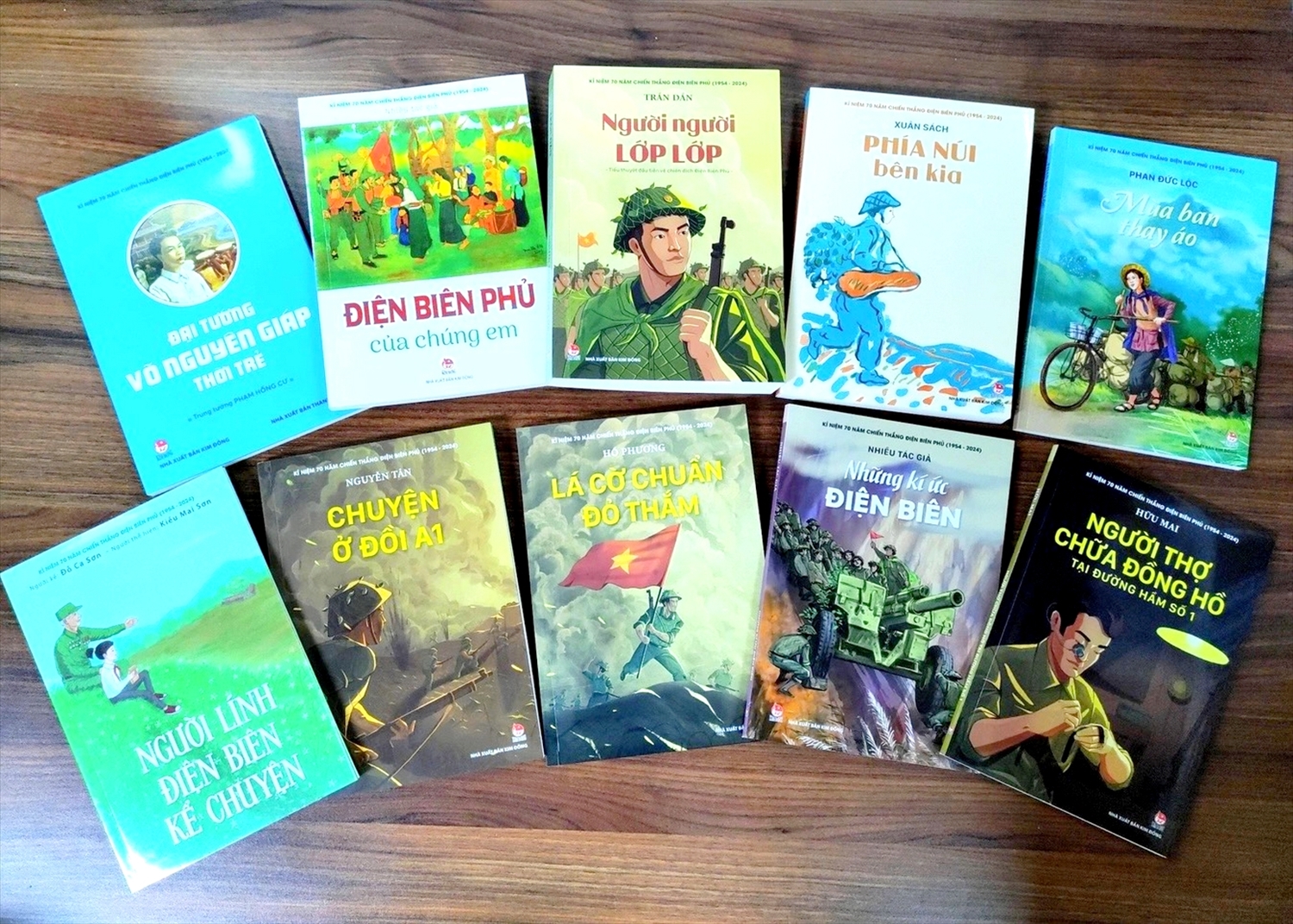 Những tác phẩm sách đặc biệt đa dạng về hình thức và thể loại của NXB Kim Đồng ra mắt nhân dịp kỷ niệm 70 năm Chiến thắng Điện Biên Phủ 