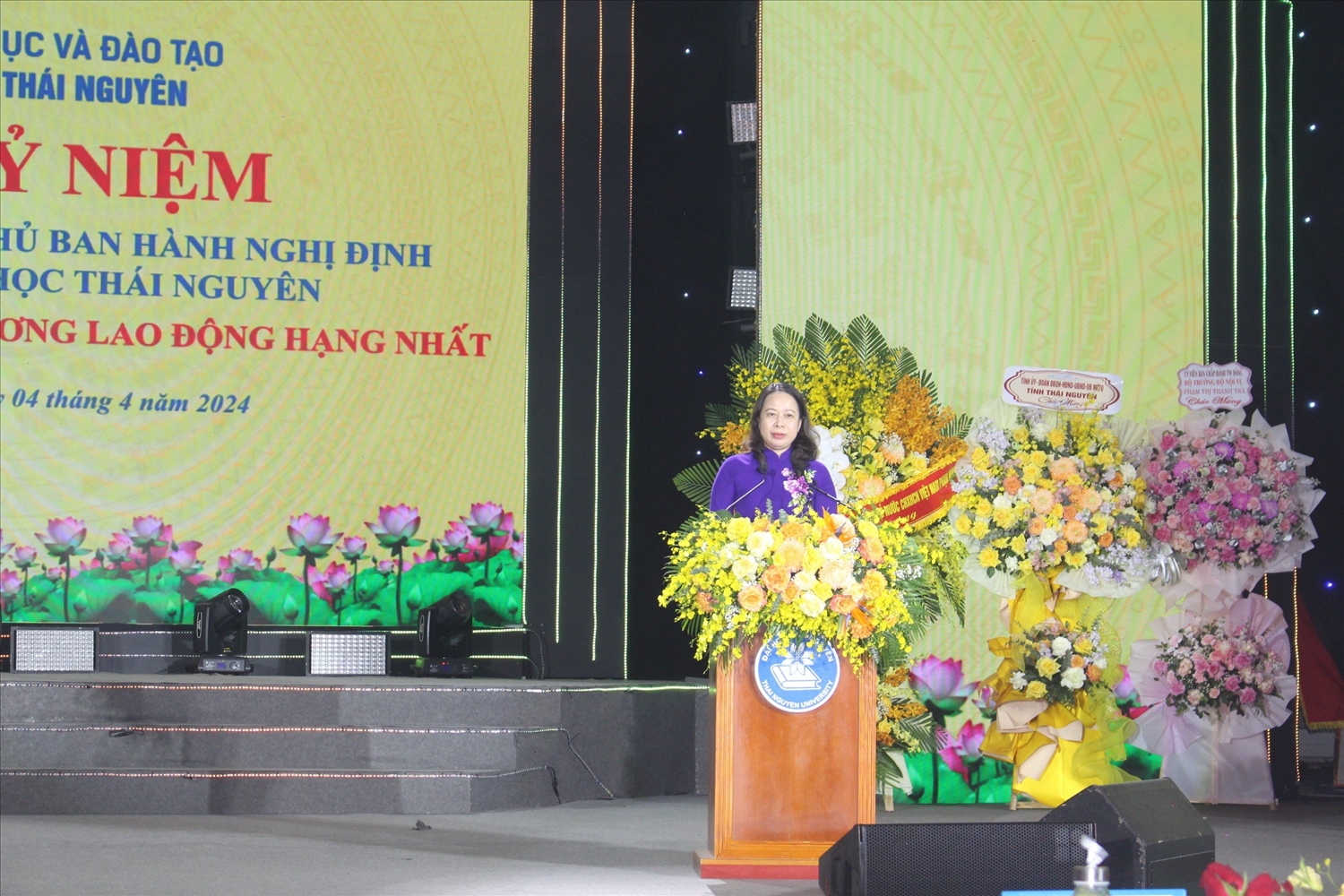 Quyền Chủ tịch nước Võ Thị Ánh Xuân phát biểu tại Lễ kỷ niệm