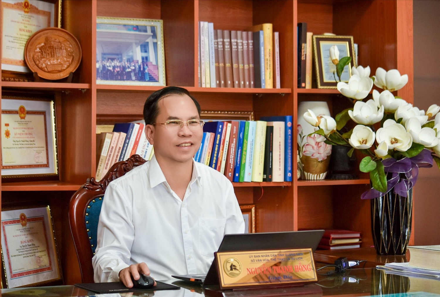 Ông Nguyễn Thanh Hồng, Giám đốc Sở Văn hoá – Thể thao và Du lịch tỉnh Quảng Nam 