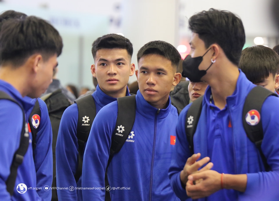 U23 Việt Nam lên đường sang Qatar tham dự giải U23 châu Á 2024 (Ảnh VFF)