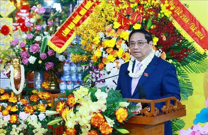Thủ tướng Phạm Minh Chính chúc mừng các chức sắc, tăng ni, Phật tử Giáo hội Phật giáo Việt Nam nhân dịp Đại lễ Phật đản - Phật lịch 2568.