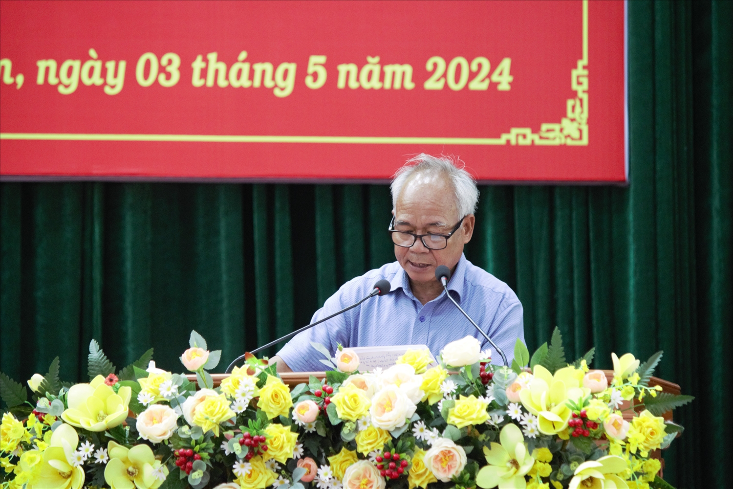 Phó Bí thư Thường trực Tỉnh ủy Kon Tum A Pớt phát biểu chỉ đạo tại Hội nghị 