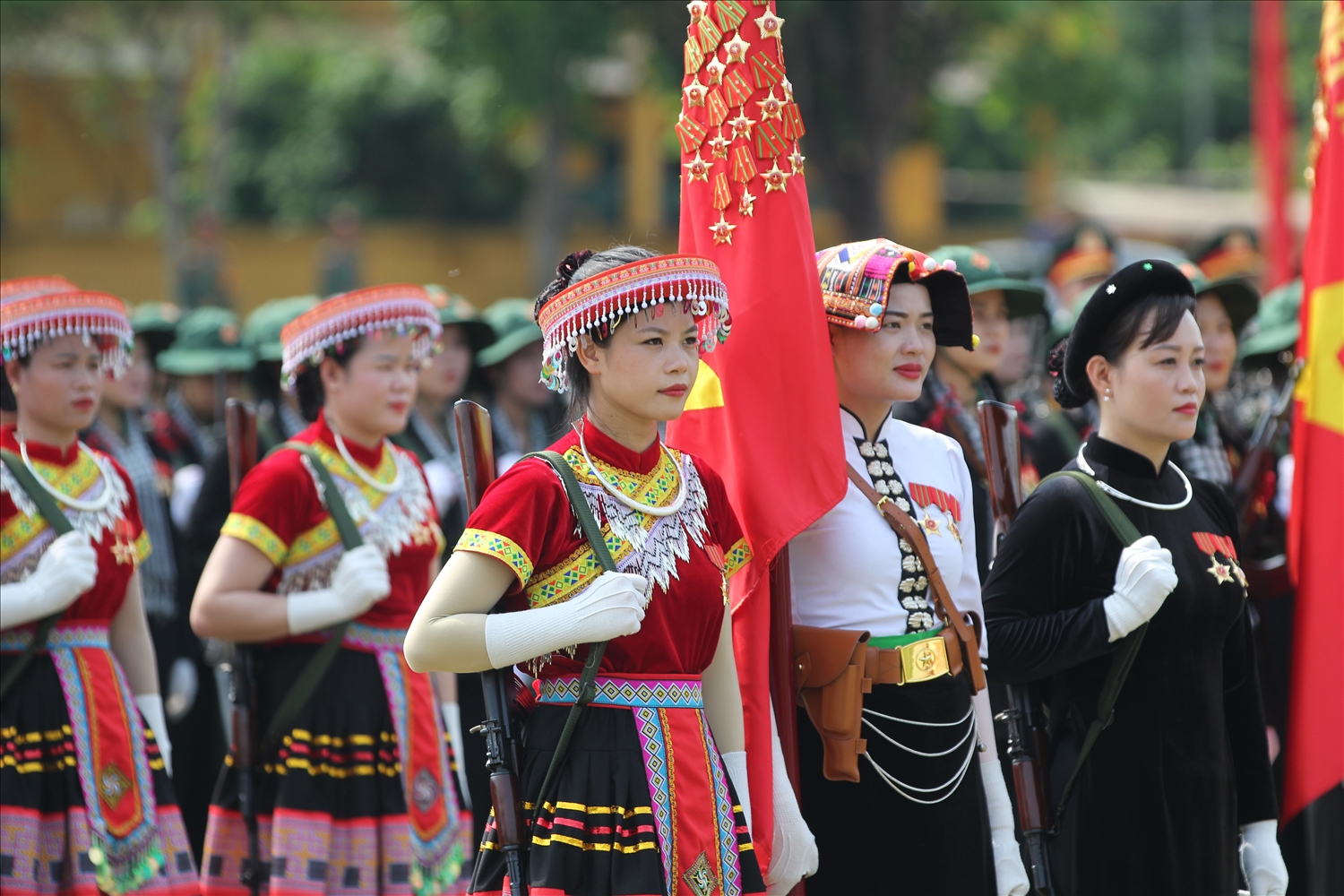 Các lực lượng tham gia diễu binh đã sẵn sàng 