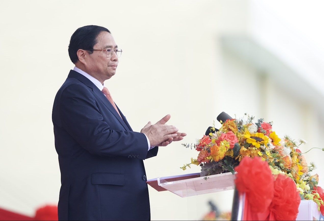 Thủ tướng Chính phủ Phạm Minh Chính tại Lễ kỷ niệm 70 năm Chiến thắng Điện Biên Phủ