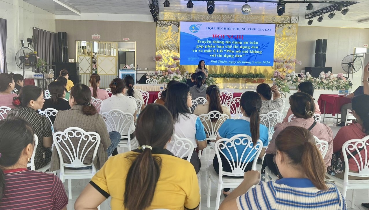 Hội LHPN tỉnh Gia Lai tổ chức truyền thông nhằm nâng cao nhận thức, phòng ngừa “tín dụng đen” cho hội viên phụ nữ