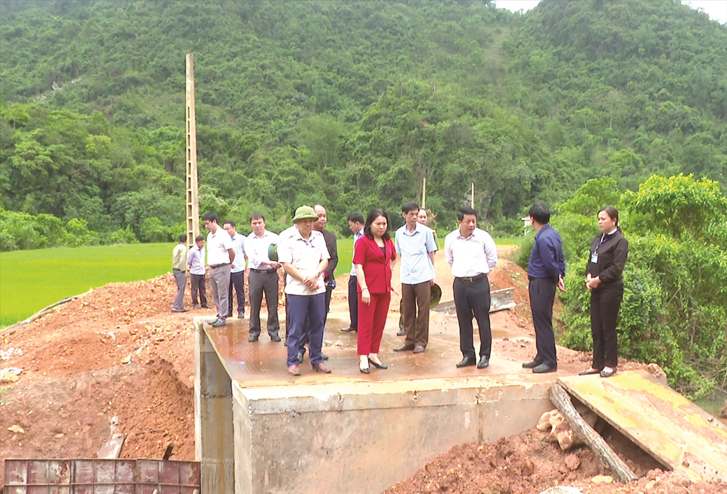 Huyện Văn Quan, tỉnh Lạng Sơn đang tập trung đầu tư xây dựng cơ sở hạ tầng
