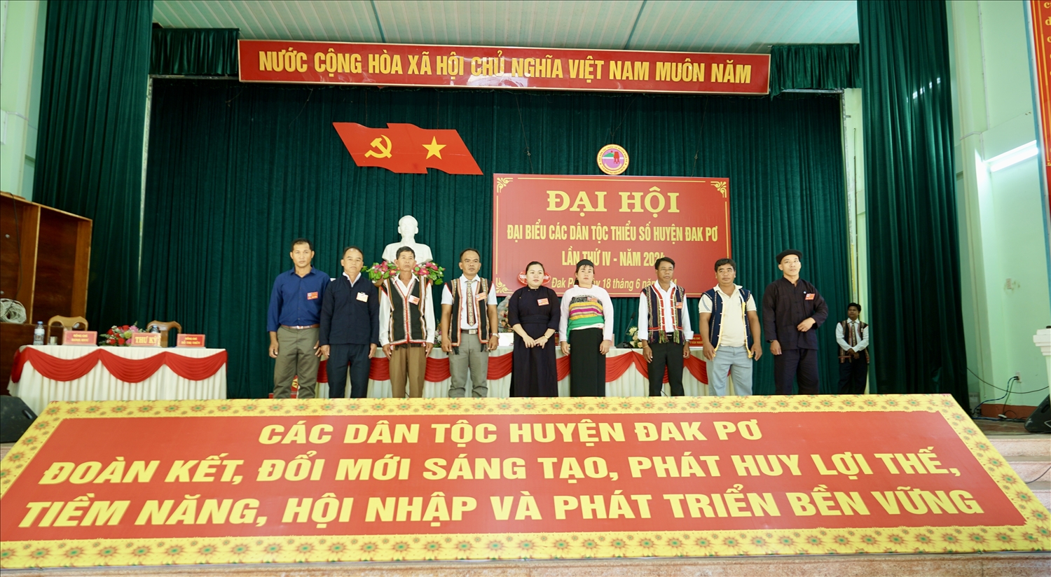 Ra mắt Đoàn đại biểu huyện Đak Pơ đi dự Đại hội Đại biểu các DTTS tỉnh Gia Lai lần thứ IV, năm 2024