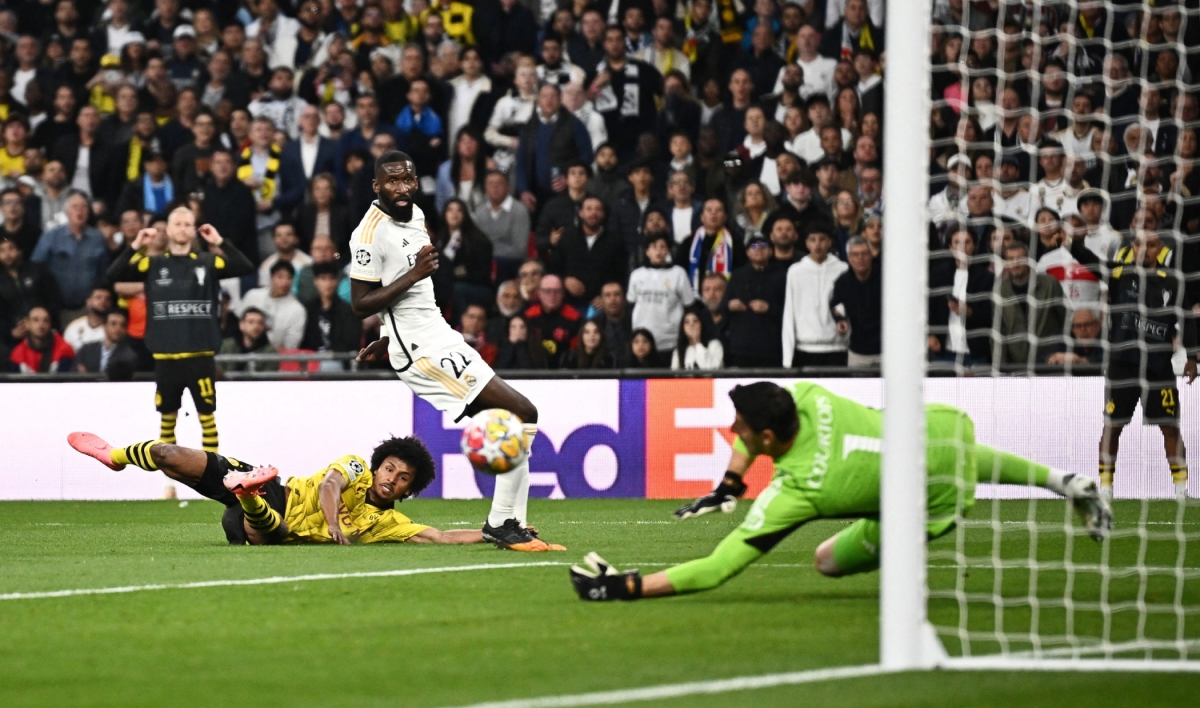 Những nỗ lực tấn công của Dortmund đều bị Real Madrid chặn đứng (Ảnh IT)