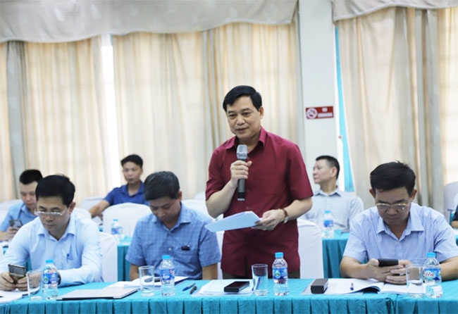 Ông Triệu Trung Hiệp - Trưởng Ban Dân tộc tỉnh Hà Giang phát biểu tại Hội thảo
