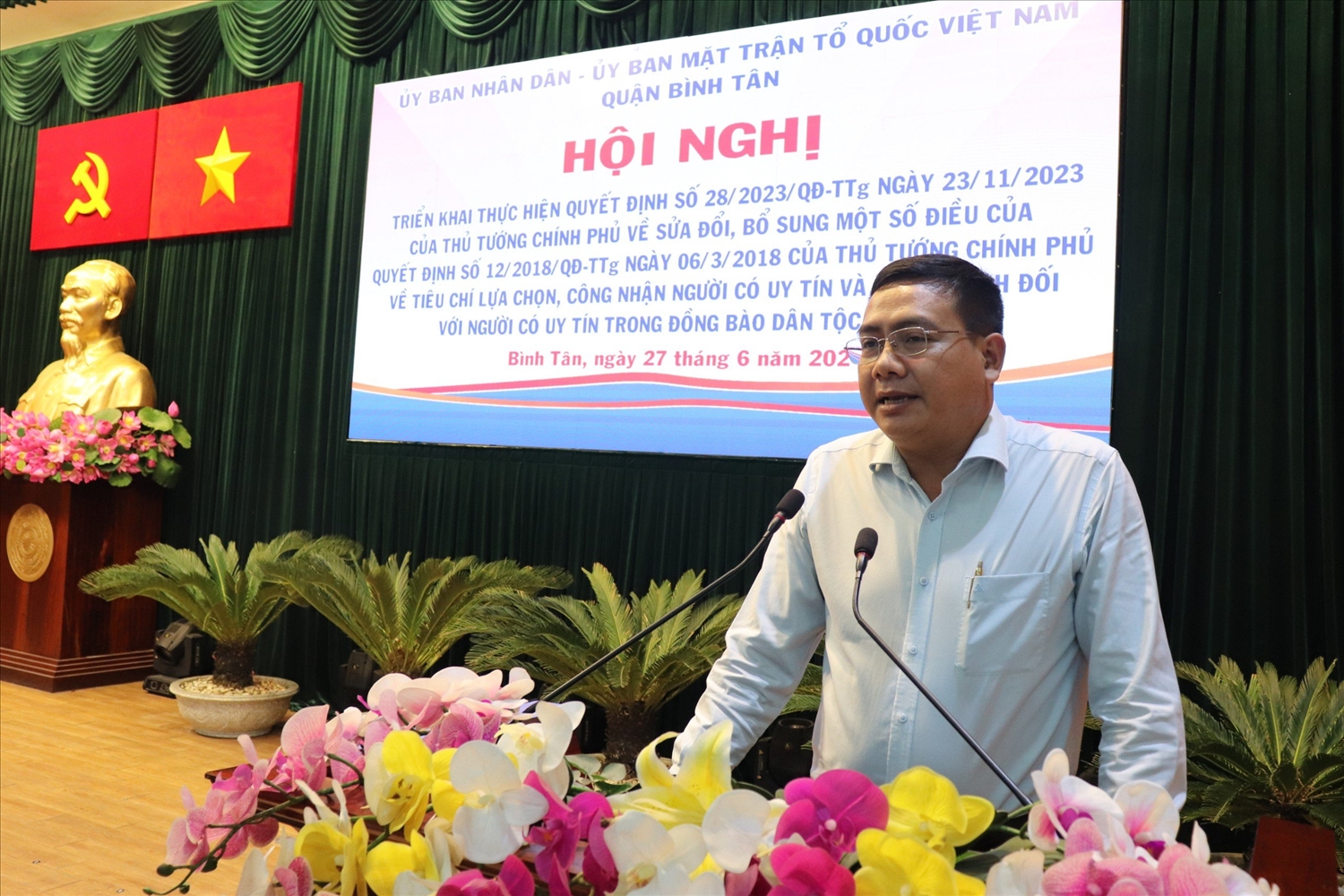 TIN: Quận Bình Tân, TP. Hồ Chí Minh: Hội nghị Triển khai thực hiện Quyết định số 28 của Thủ tướng Chính phủ