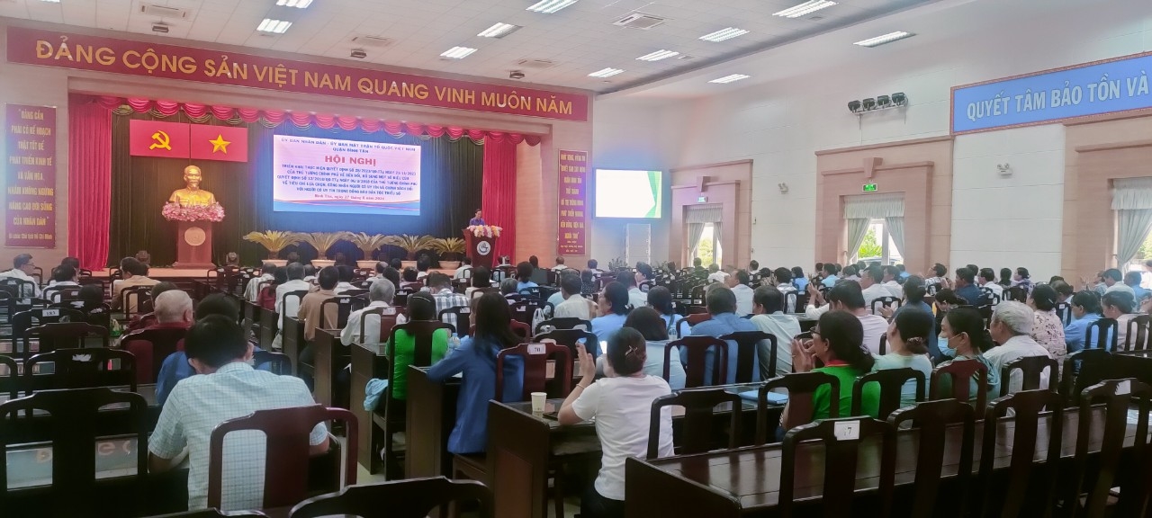 TIN: Quận Bình Tân, TP. Hồ Chí Minh: Hội nghị Triển khai thực hiện Quyết định số 28 của Thủ tướng Chính phủ 2