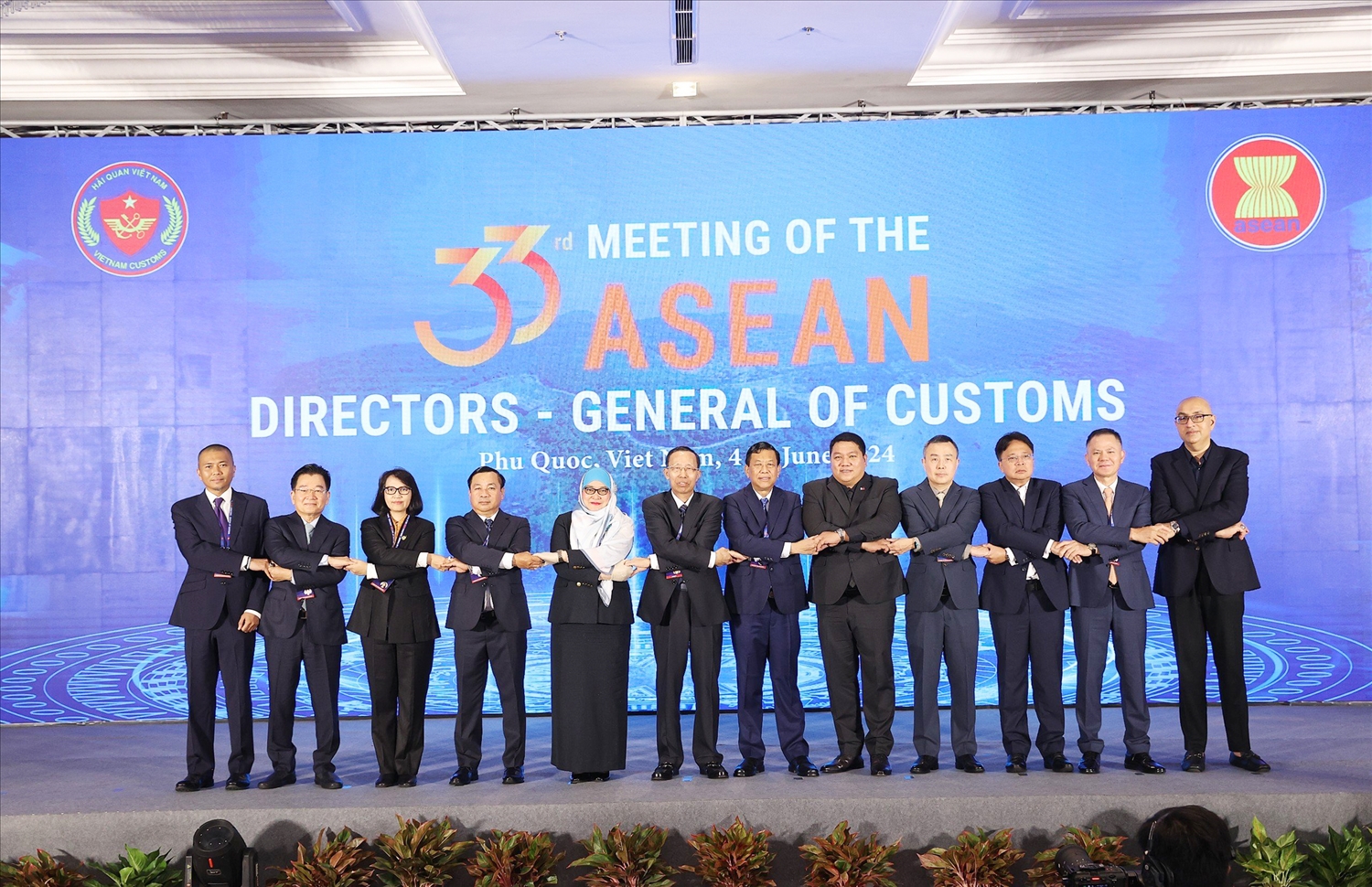 Lãnh đạo Hải quan các nước ASEAN thể hiện sự đoàn kết một khối