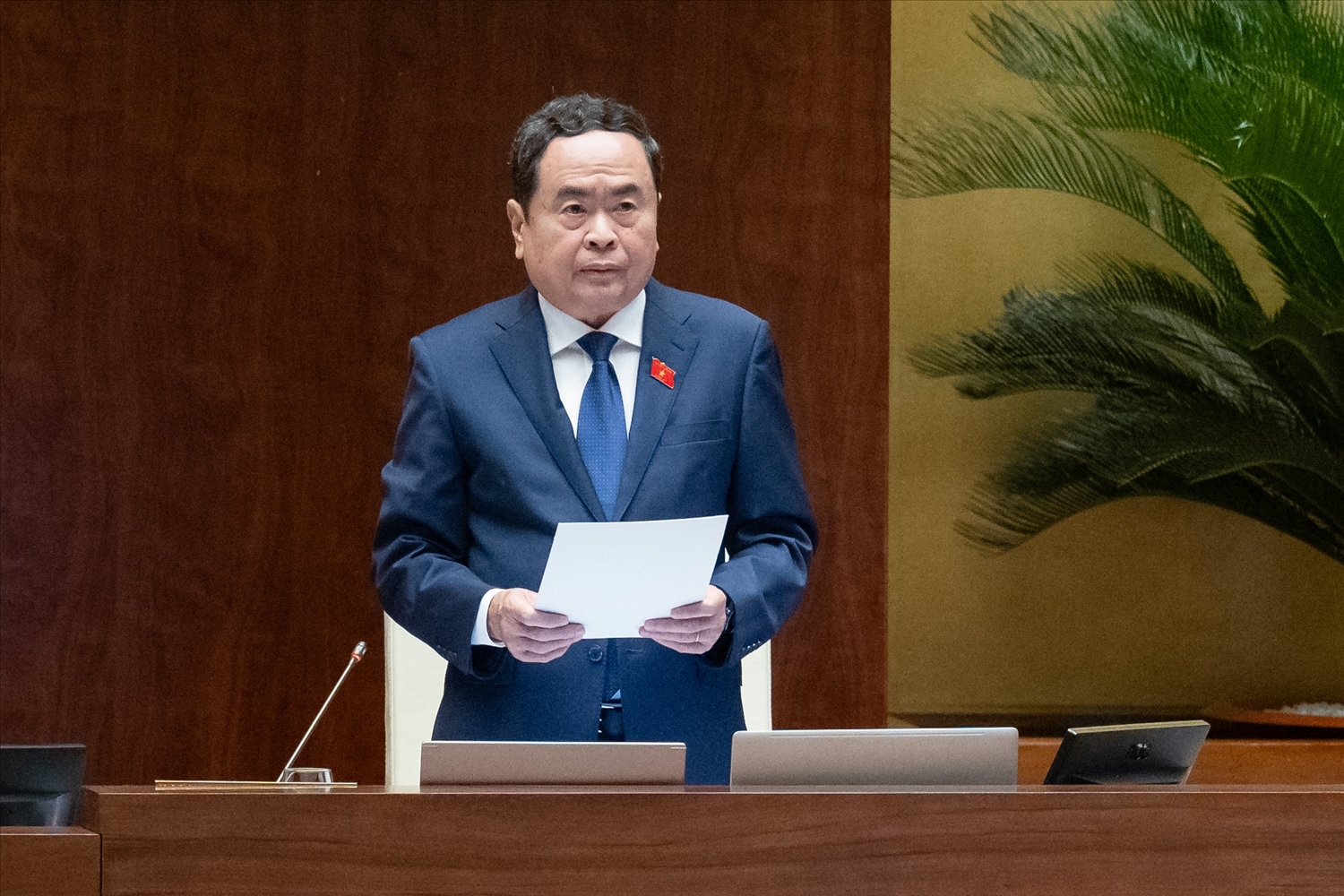 Chủ tịch Quốc hội Trần Thanh Mẫn chủ trì phiên chất vấn