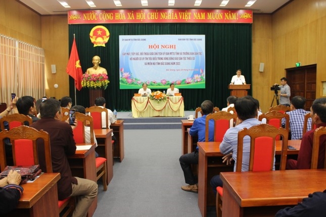 Tỉnh Bắc Giang tổ chức đối thoại với Người có uy tín trong đồng bào DTTS.
